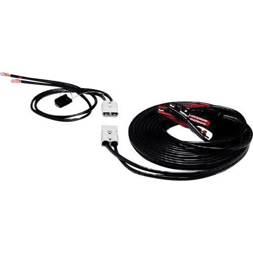 Pinces robustes enti&egrave;rement isol&eacute;es avec adaptateurs de borne lat&eacute;rale, 4 AWG, 500 A, C&acirc;ble 30' - Associated Equipment  6119