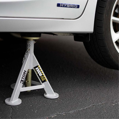 Performance Shorty Low Profile Jack Stands, 3 tons Capacity, 11" - 17" H - Esco 10499-PAIR