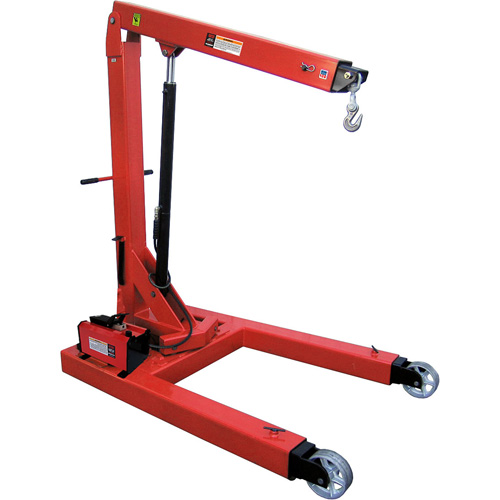 Air Hydraulic Floor Crane, 6000 lbs. (3 tons) Capacity - NORCO Lifting 78600B