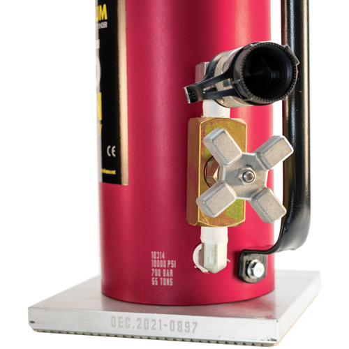 Heavy-Duty Lightweight Hydraulic Jack, 10" Stroke, 55 Ton(s) Capacity, 10000 PSI - Esco 10314