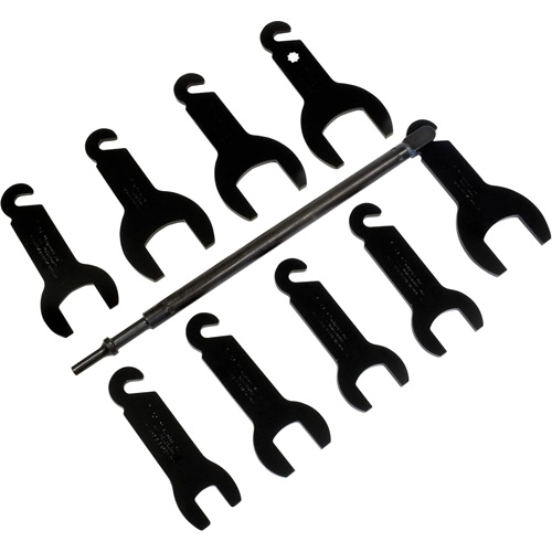 10-Piece Pneumatic Fan Clutch Wrench Set - LISLE 43350