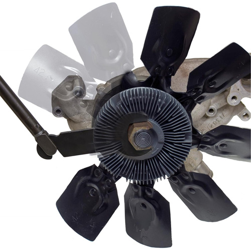 10-Piece Pneumatic Fan Clutch Wrench Set - LISLE 43350
