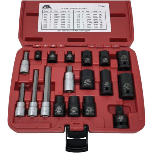 18-Piece Brake Caliper Socket Set - CTA Tools 7394