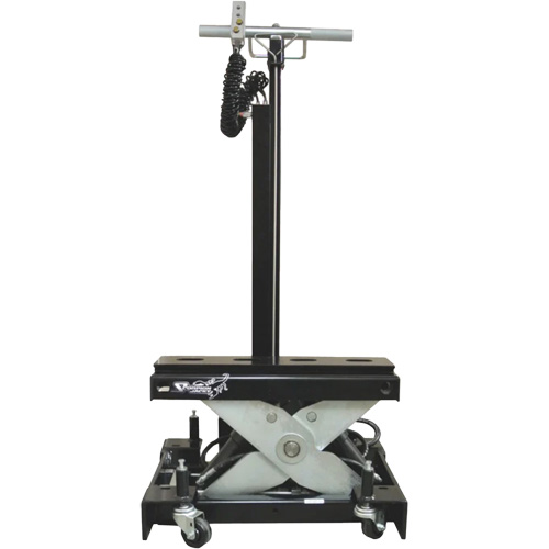 Cric de service de plancher, 12 tonne(s) Capacit&eacute;, 7-1/2" Abaiss&eacute;e, 15-3/4" &eacute;lev&eacute;e, Air comprim&eacute;/hydraulique - Scorpion Jacks TJ12S