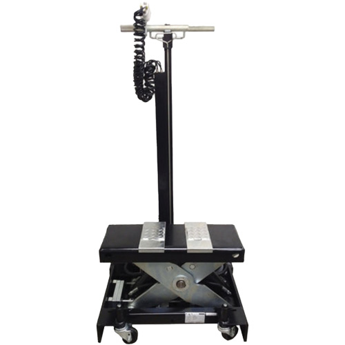 Low Profile Floor Service Jack, 12 Ton(s) Capacity, 7-1/2" Lowered, 15" Raised, Air Hydraulic - Scorpion Jacks TJ12SL