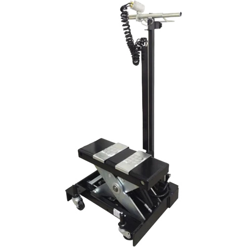 Low Profile Floor Service Jack, 12 Ton(s) Capacity, 7-1/2" Lowered, 15" Raised, Air Hydraulic - Scorpion Jacks TJ12SL