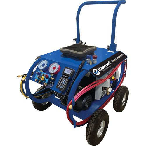 Station mobile robuste de r&eacute;cup&eacute;ration et de charge de r&eacute;frig&eacute;rant A/C automobile R134a  Mobile Monster - Mastercool 91788