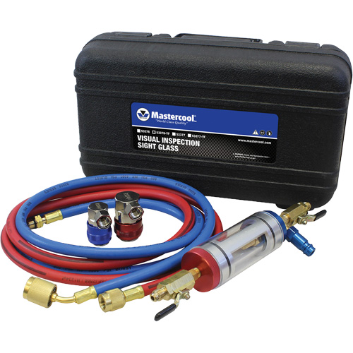 R1234Yf Visual Inspection Sight Glass with R1234Yf Quick Couplers - Mastercool 53376-YF