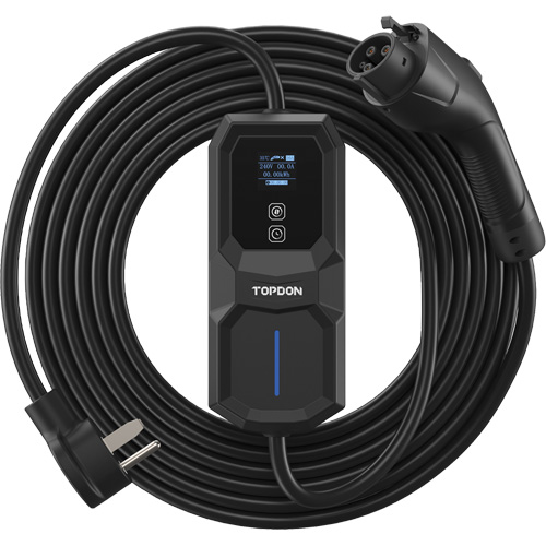 PulseQ AC Portable NEMA 6-50 Plug, 32 A, Level 2 AC, Type 1 (SAE J1772) Connector - Topdon ACPORT32N650