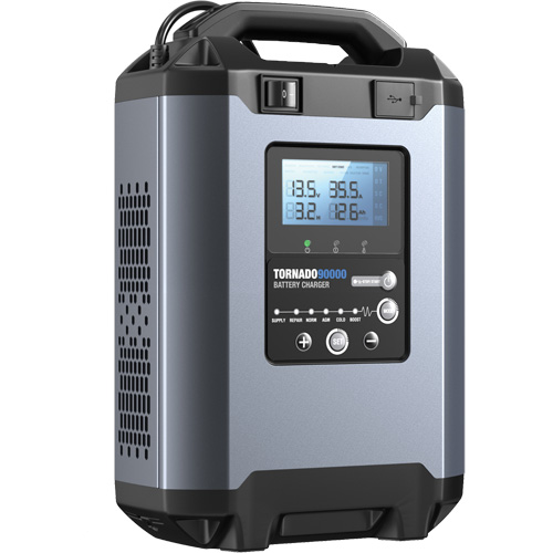 Alimentation stable 90 A et chargeur intelligent 12 V/24 V Tornado90000 - Topdon T90000