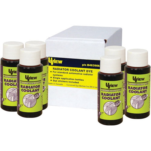 Radiator Coolant Dye Bottles - UVIEW B483906