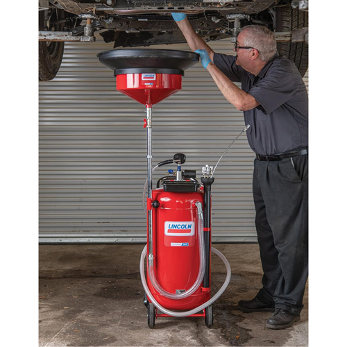 Used Fluid Drain & Evacuator - LINCOLN INDUSTRIAL 3639