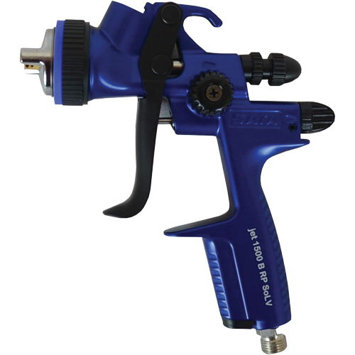 SoLV Nozzle 1500 B RP 1.3 Multi-Purpose RPS Cup Paint Spray Gun, 1/4" NPT Air Inlet, 10.24 CFM, 0.3 L/0.6 L/0.9 L Capacity, 0.17 PSI - SATA 1010892