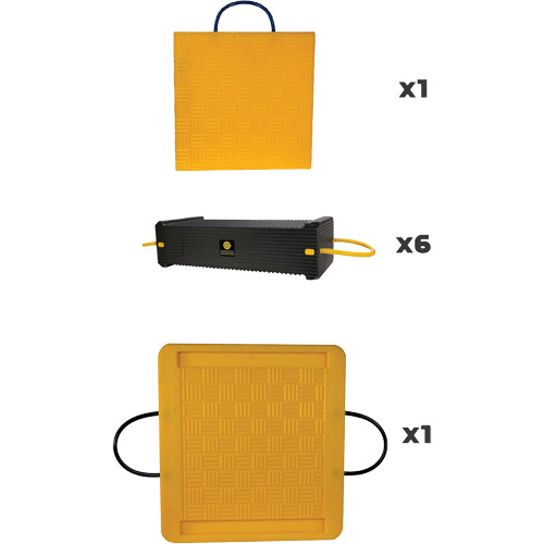 8-Piece CribLok Composite Cribbing System Kit - Esco 12533