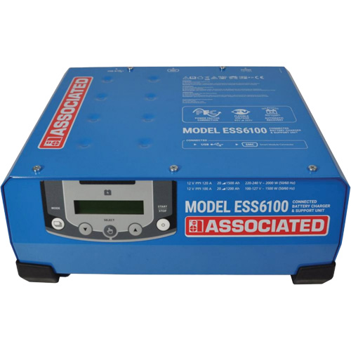 Chargeur intelligent haute puissance de 100 A avec technologie d'onduleur - Associated Equipment  ESS6100