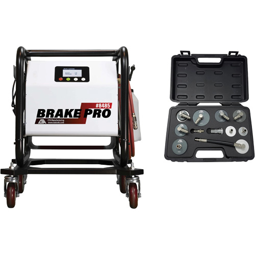 Short Frame Brake-Pro Pressure Brake Bleeder with Adapters - CTA Tools 8205