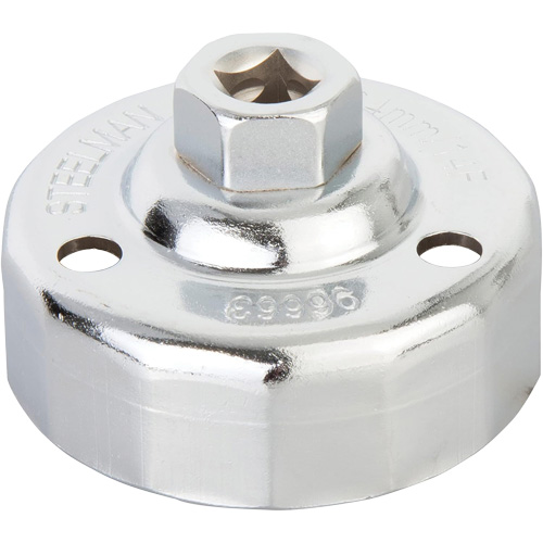 Cl&eacute; &agrave; capuchon pour filtre &agrave; huile 64 mm x 14 cannelures - Steelman 96663