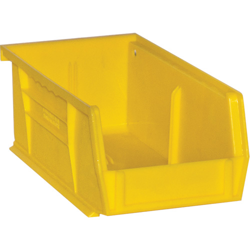 Hook-On Bins, 4" W x 3" H x 7" D, Yellow, 10 lbs. Capacity - Durham Manufacturing PB30220-21