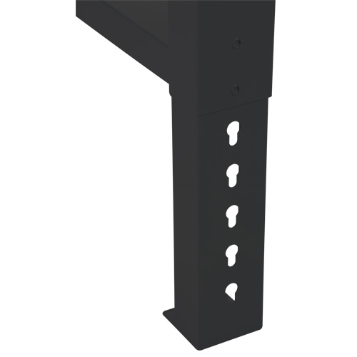 Industrial Duty Leg for Workbench, Steel, 30" D x 34" H, Single - KLETON 