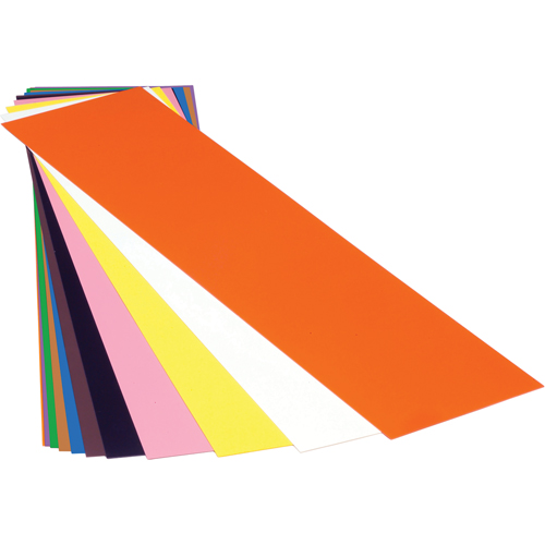 Cales minces chromocod&eacute;es en plastique - Precision Brand 44575