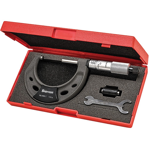 Microm&egrave;tre ext&eacute;rieur, Avec arr&ecirc;t &agrave; cliquet, 1" - 2" - Starrett T444.1XRL-2