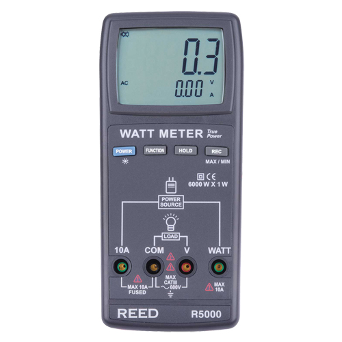 True RMS Watt Meter - Reed Instruments R5000