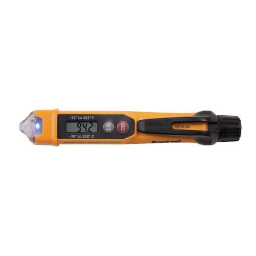Non-Contact Voltage Tester with Infrared Thermometer - Klein Tools NCVT-4IR