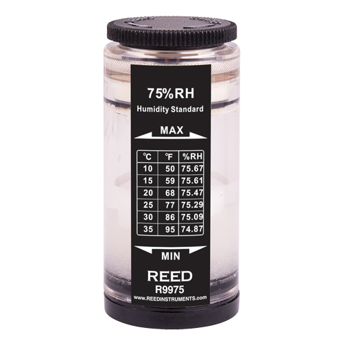 Norme d'&eacute;talonnage d'humidit&eacute;, 75 % - Reed Instruments R9975