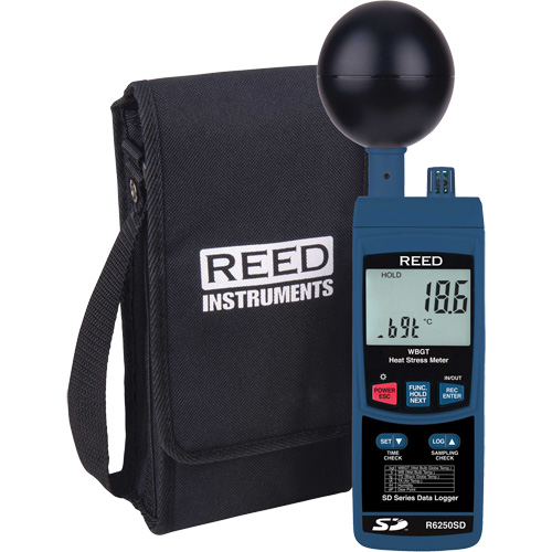 Data Logging Heat Stress Meter - Reed Instruments R6250SD