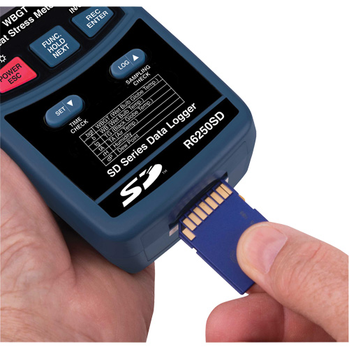Data Logging Heat Stress Meter - Reed Instruments R6250SD