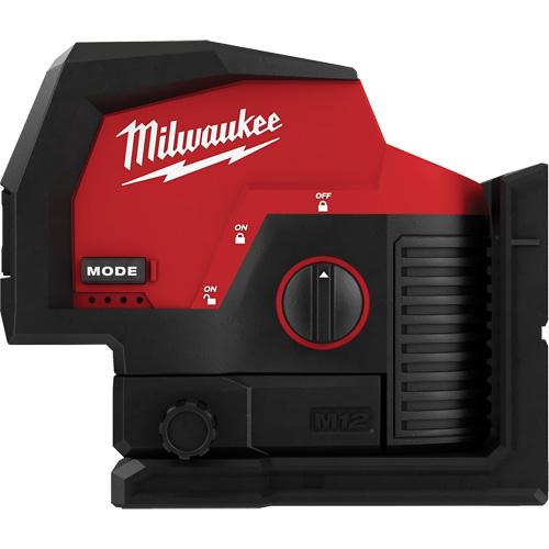 Laser vert &agrave; lignes crois&eacute;es et points d'aplomb M12 sans fil (outil seulement) - Milwaukee 3622-20