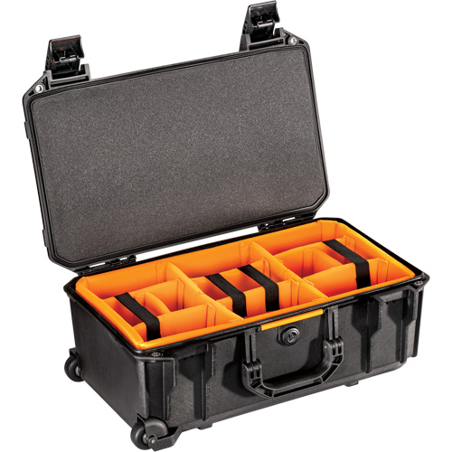 Vault Rolling Case with Padded Dividers, Hard Case - Pelican VCV525-0040-BLK