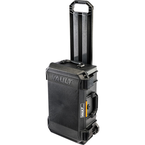 Vault Rolling Case with Padded Dividers, Hard Case - Pelican VCV525-0040-BLK