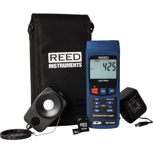 Light Meter Kit - Reed Instruments R8100SD-KIT