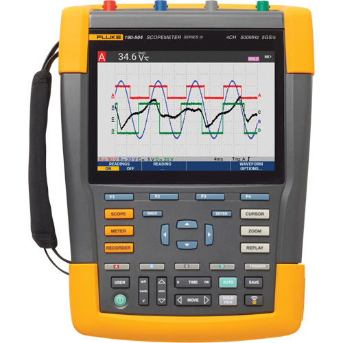 ScopeMeter with FlukeView-2 Software Package - Fluke 190-504-III-S