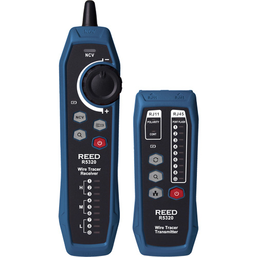 D&eacute;tecteur de c&acirc;ble et trousse dessai de circuit - Reed Instruments R5320