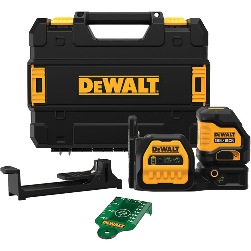 20V MAX* Cross Line Green Laser Kit - DEWALT DCLE34020G