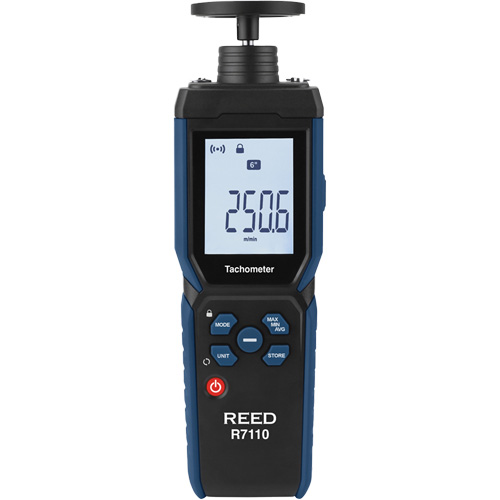 Tachym&egrave;tre combin&eacute; contact & photo au laser, Contact/Photo (sans contact) - Reed Instruments R7110