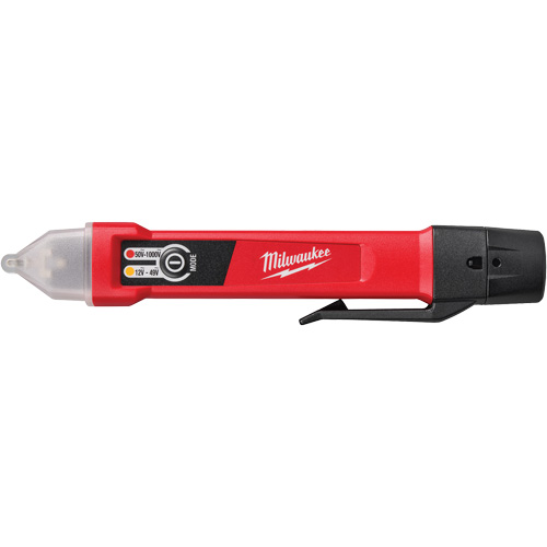 Dual Range Non-Contact Voltage Detector, 12 V - 49 V/50 V - 1000 V, Display & Sound Alert - Milwaukee 3208-20
