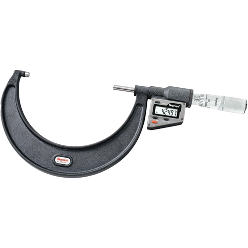 3732 Electronic Micrometer without Output, 4" - 5" (101 mm - 127 mm) Range, 0.0001" (0.001 mm) Resolution - Starrett 3732.1XFL-5
