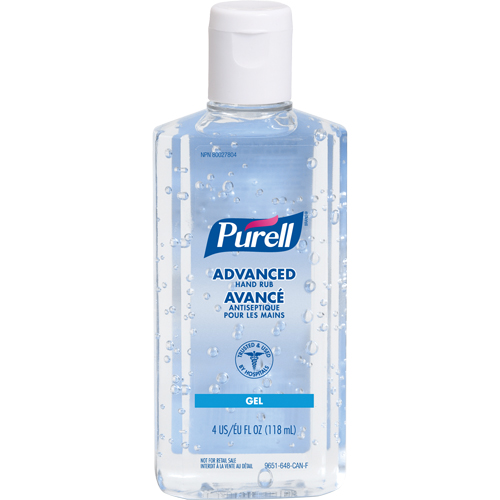 Advanced Hand Sanitizer, 118 ml, Squeeze Bottle, 70% Alcohol - Purell 9651-24-CAN00