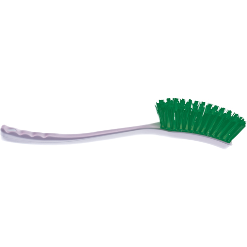 General Purpose Utility Brushes, Stiff Bristles, 16" Long, Green - Hill Brush D9G