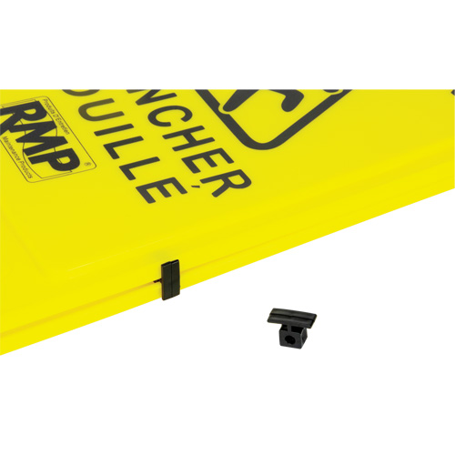 Safety Wet Floor Sign, Bilingual with Pictogram - RMP Maintenance Products 