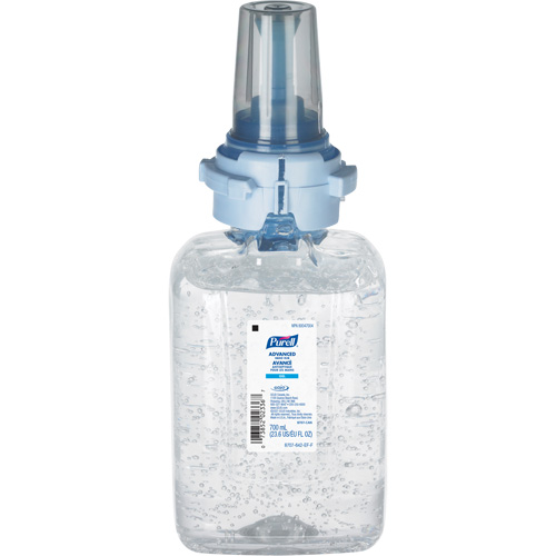 D&eacute;sinfectant avanc&eacute; pour les mains pour distributeur ADX-7 de GOJO, 700 ml, Recharge, 70 % alcool - Gojo 8707-04-CAN00