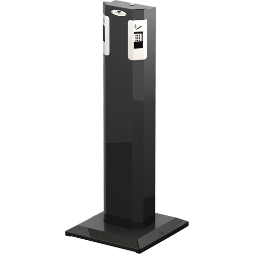 Cendrier sur socle, Sur pied, M&eacute;tal, Capacit&eacute; 1,6 gal. US, Hauteur 41-1/2" - Frost 920