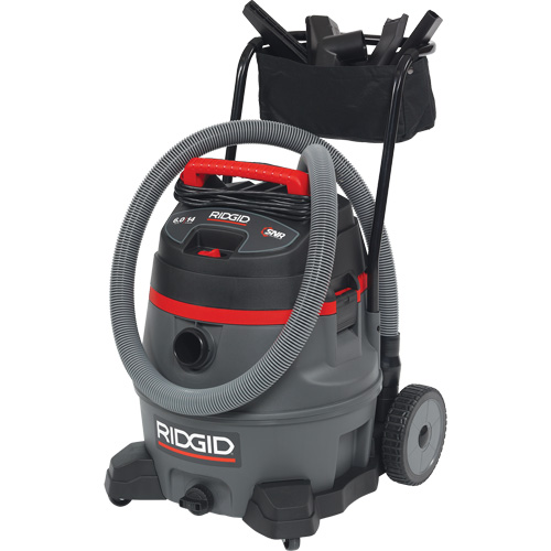 NXT Industrial Vacuum with Cart, Wet-Dry, 6 HP, 14 US Gal. (53 Litres) - Ridgid 62718