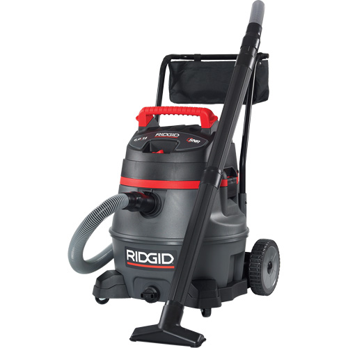 NXT Industrial Vacuum with Cart, Wet-Dry, 6 HP, 14 US Gal. (53 Litres) - Ridgid 62718