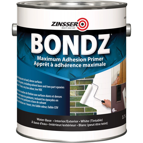 Bondz&reg; Maximum Adhesion Primer, 3.78 L, Gallon, White - Zinsser 262282