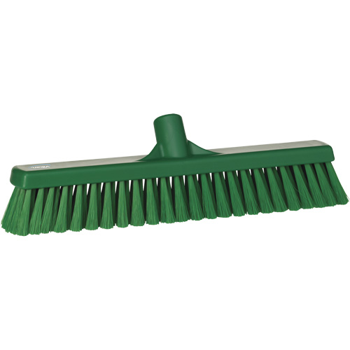 T&ecirc;te de balai-brosse pour petites particules, Crins Fin, 16-1/2", Polyester, Vert - Vikan 31792
