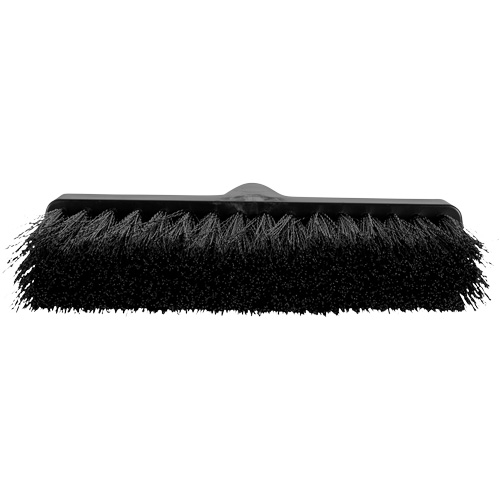 ColorCore Angle Head Broom, Medium Bristles, 10", Polypropylene, Black - Vikan 310119